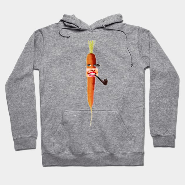 Carrot Has Learned to Clench Hoodie by Eugene and Jonnie Tee's